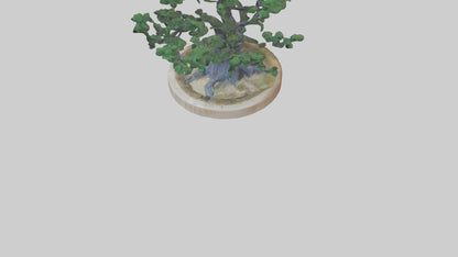 Miniature tree sculpture model 3D model