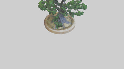 Miniature tree sculpture model 3D model