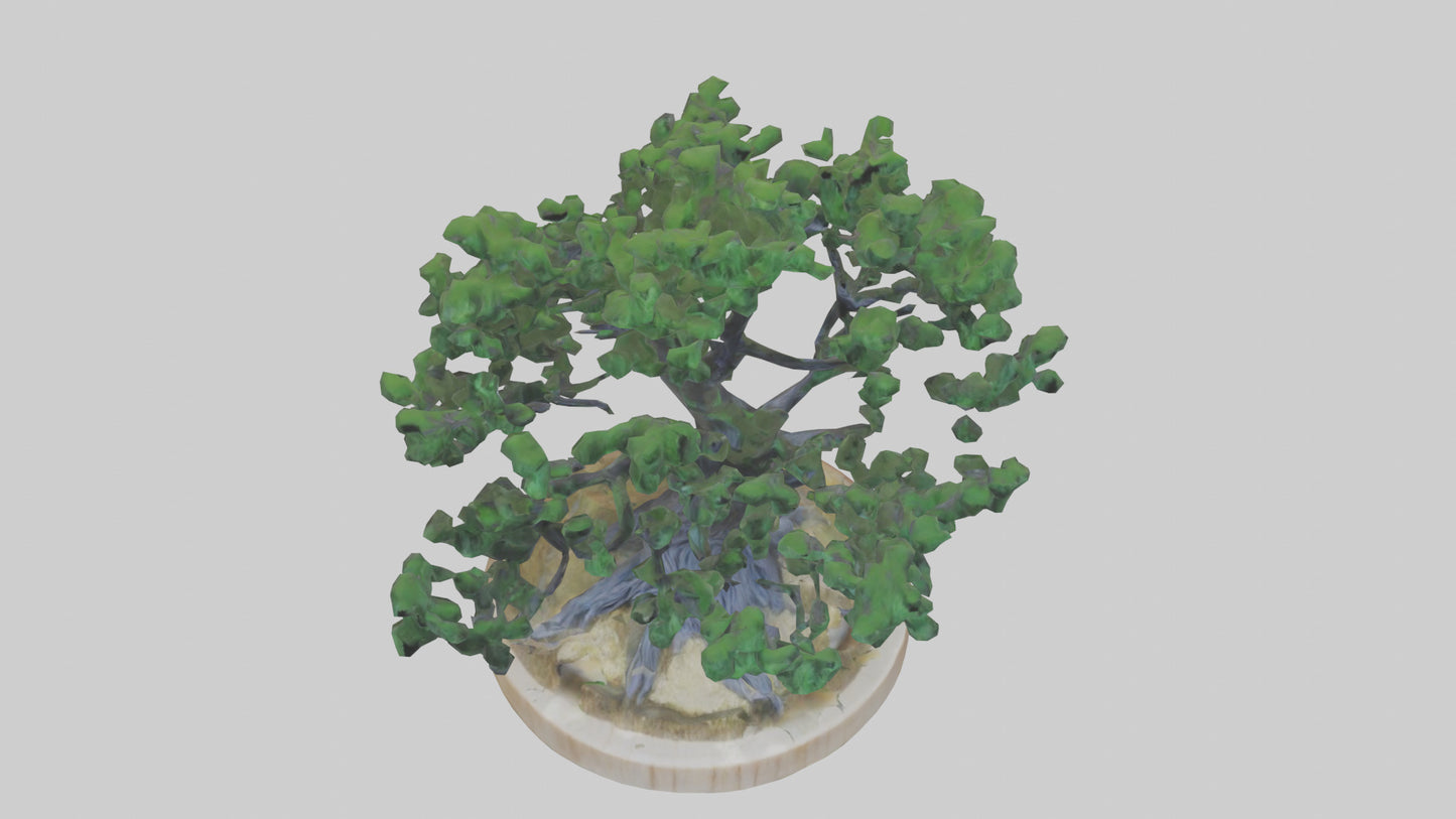 Miniature tree sculpture model 3D model