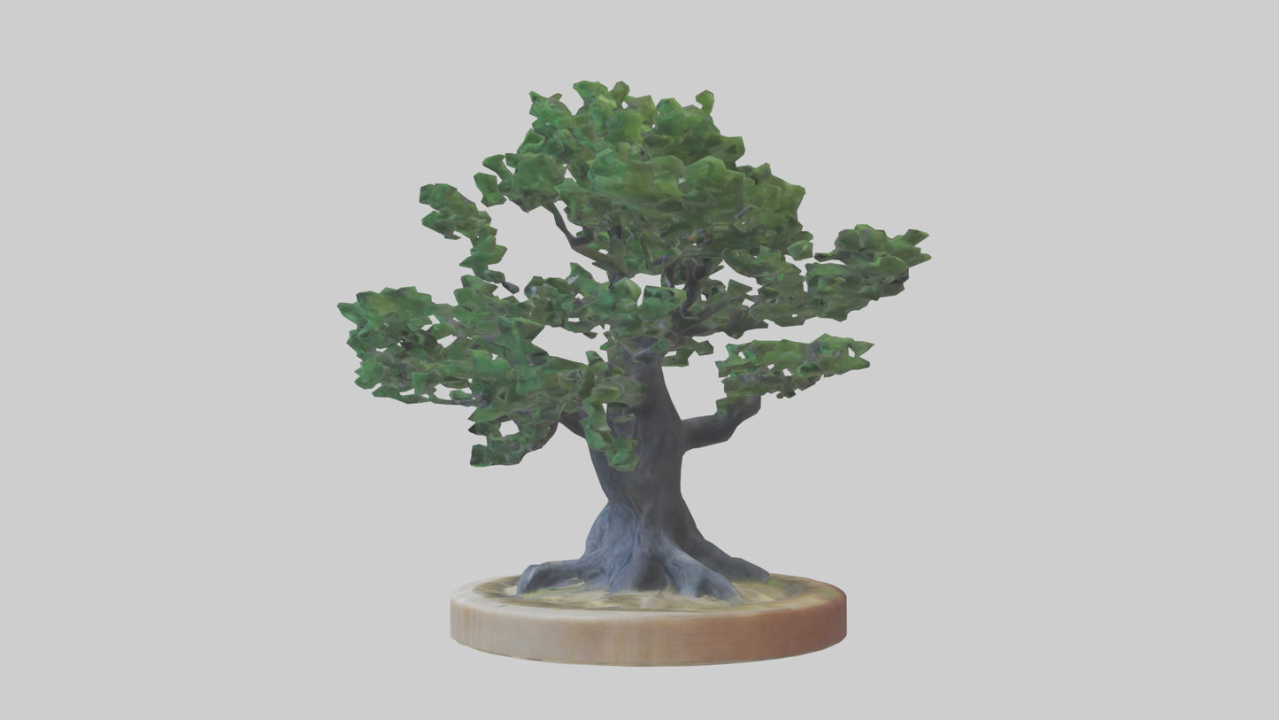 Miniature tree sculpture model 3D model
