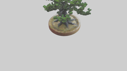 Miniature tree sculpture model 3D model