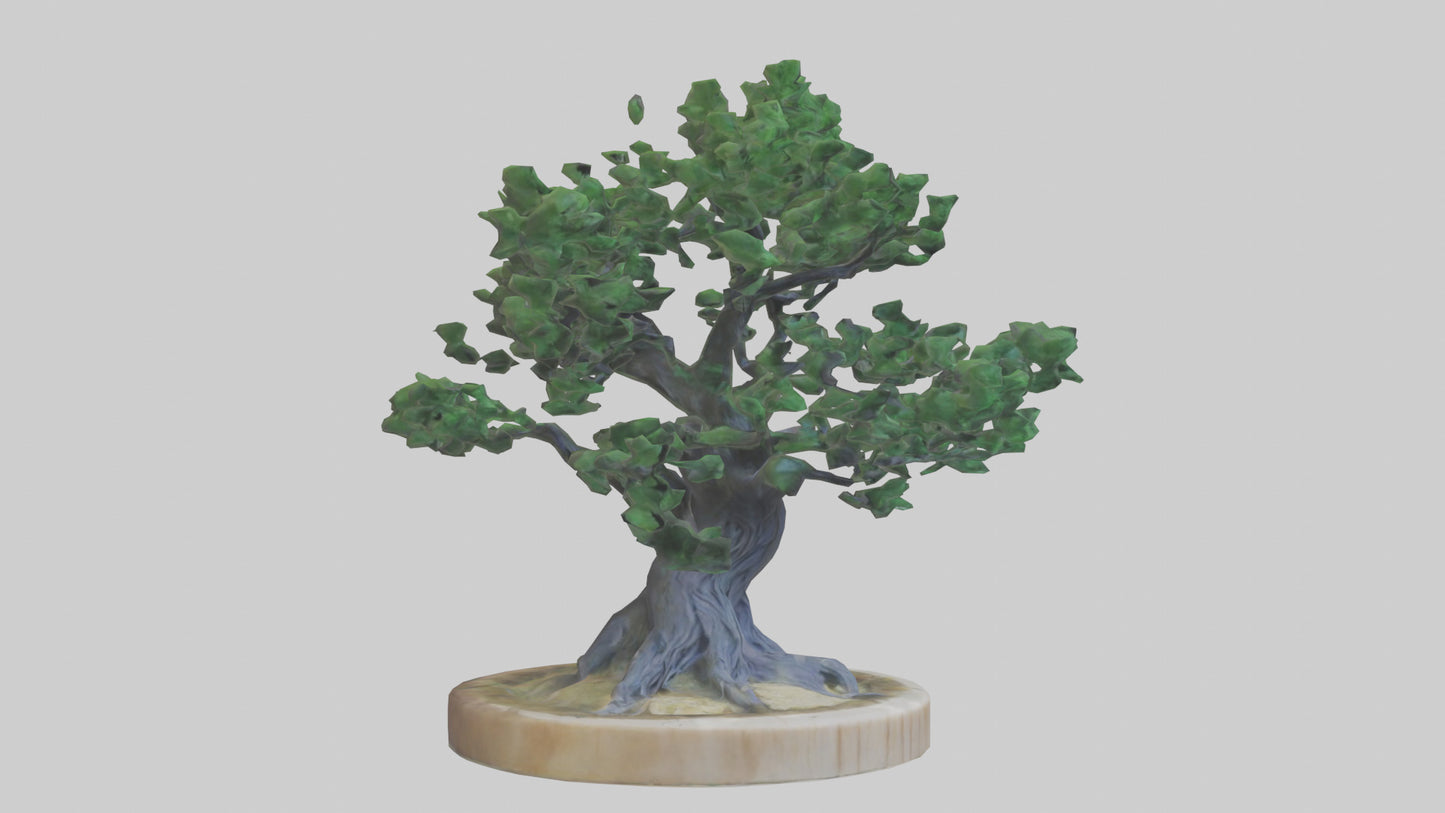 Miniature tree sculpture model 3D model