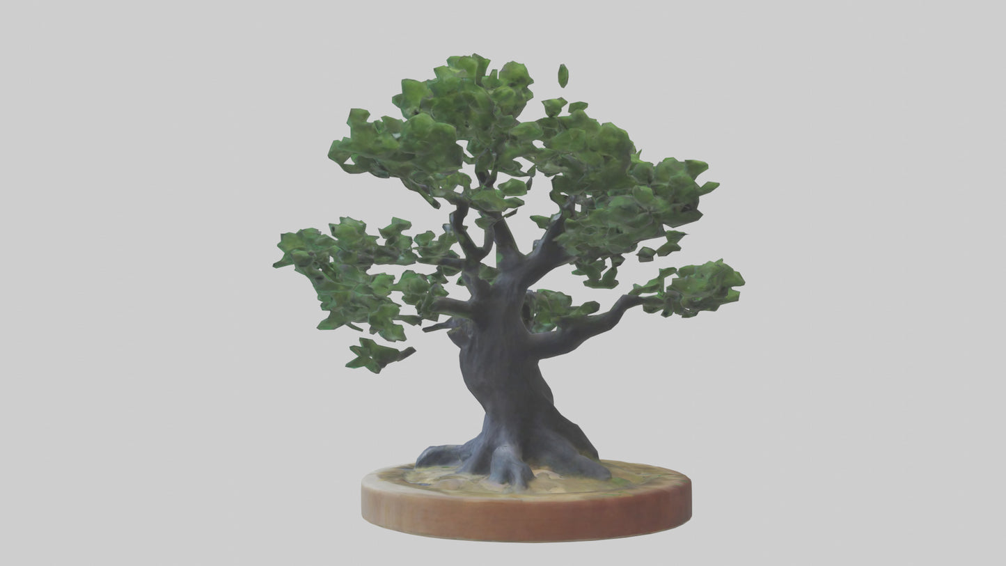 Miniature tree sculpture model 3D model