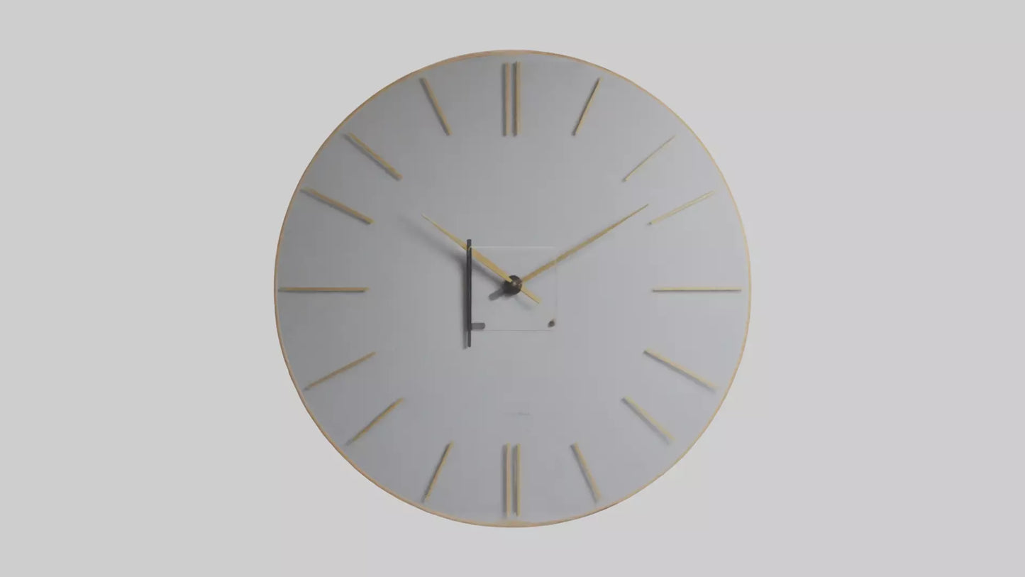 Minimal Design Wall Clock model 3D model