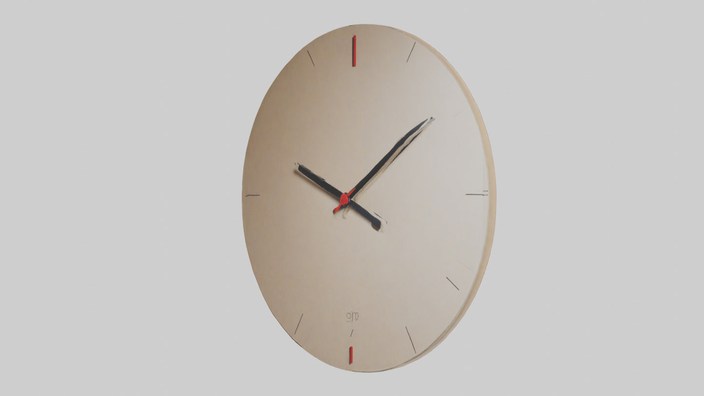 Minimal Design Wall Clock model 3D model