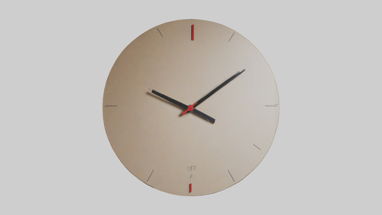Minimal Design Wall Clock model 3D model