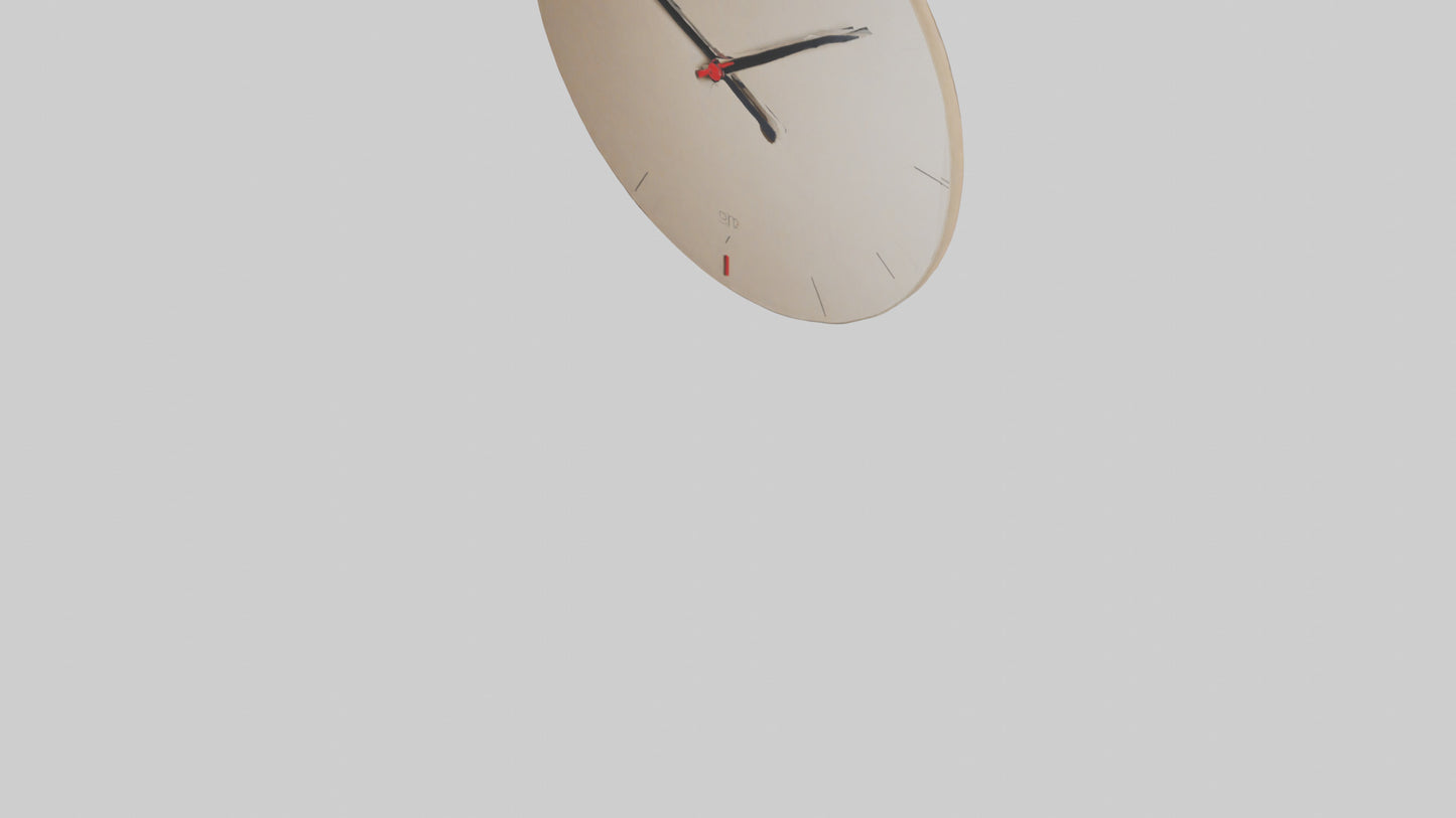 Minimal Design Wall Clock model 3D model
