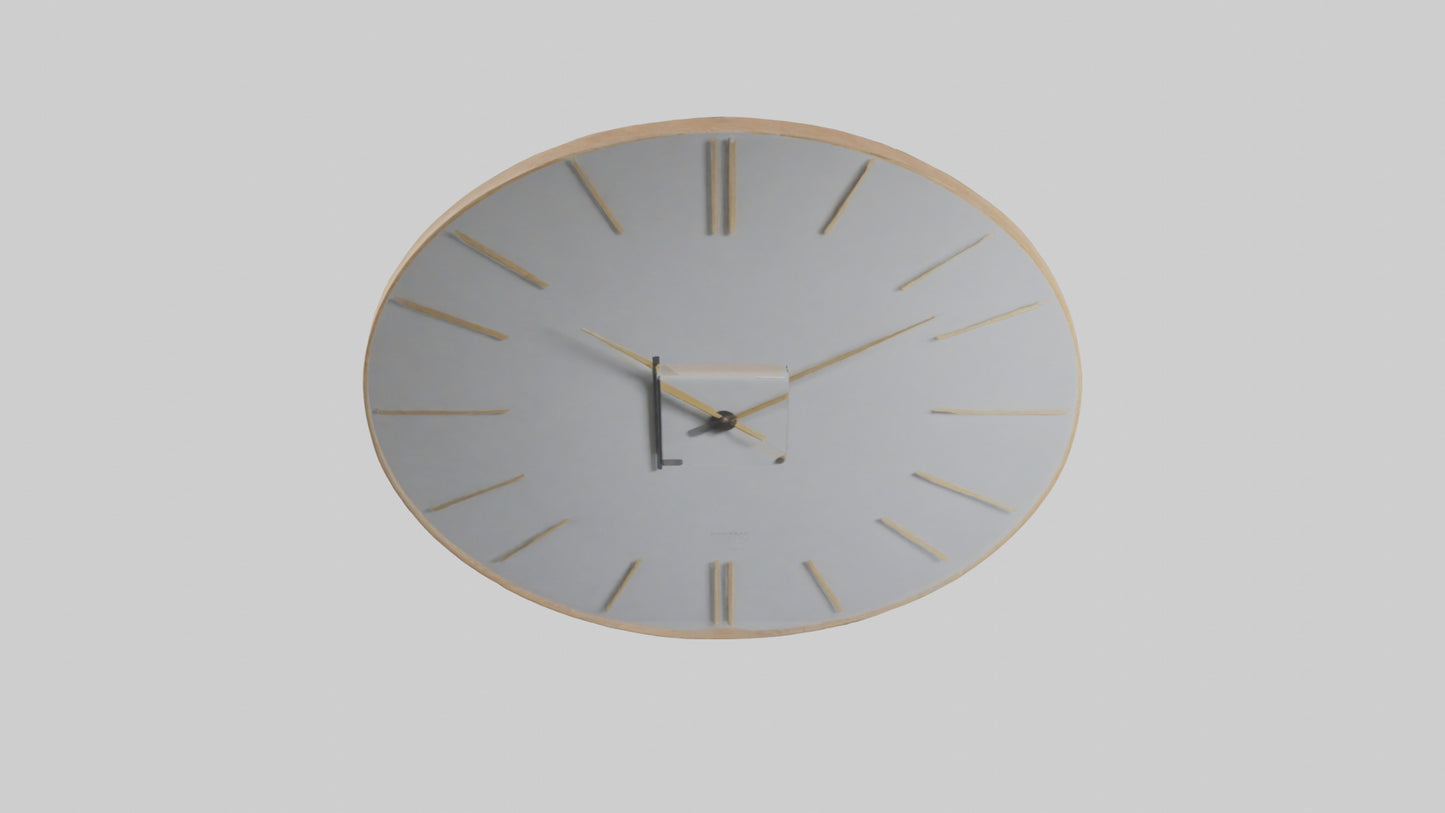 Minimal Design Wall Clock model 3D model