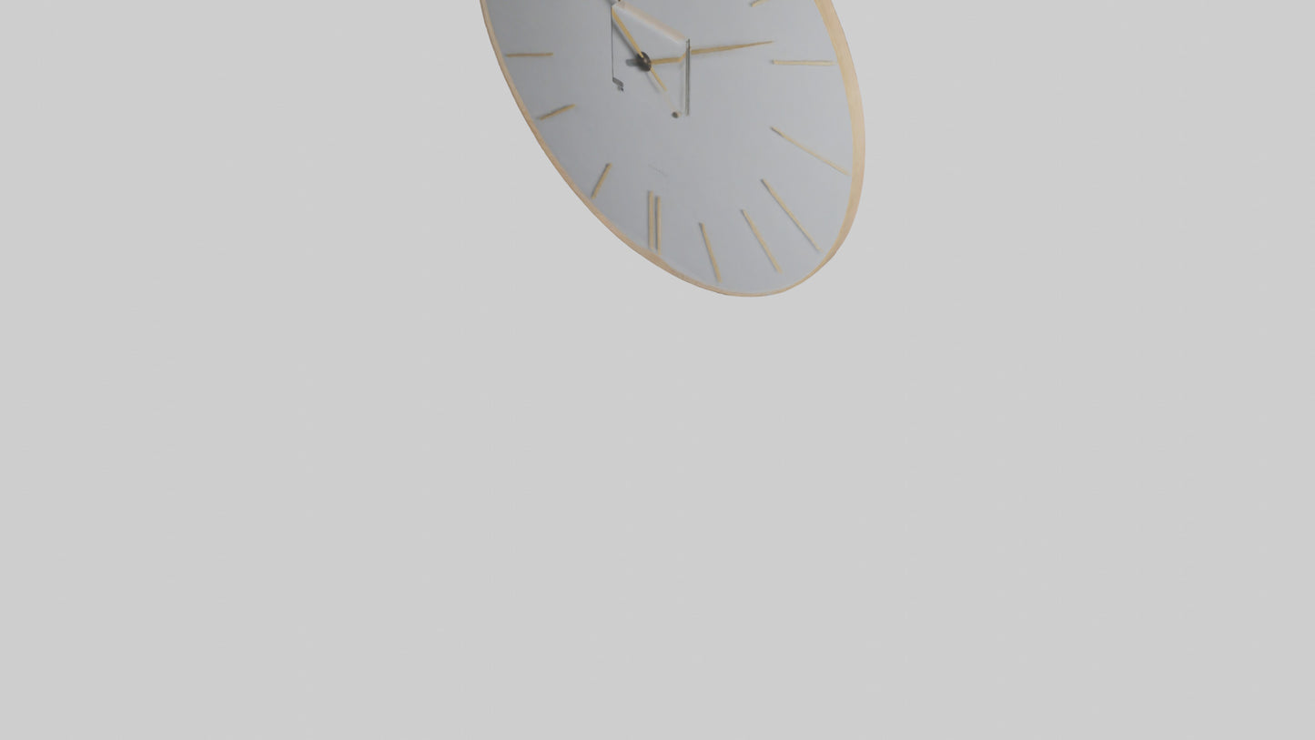 Minimal Design Wall Clock model 3D model