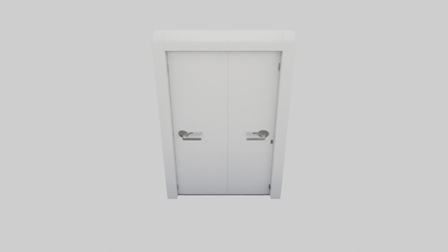 Minimalist door model 3D model