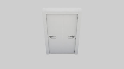 Minimalist door model 3D model
