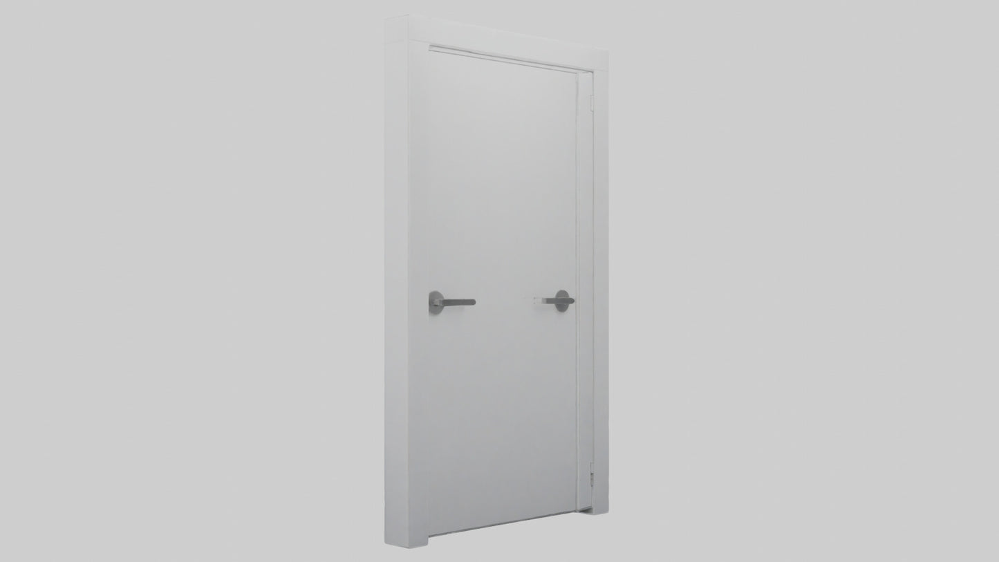 Minimalist door model 3D model