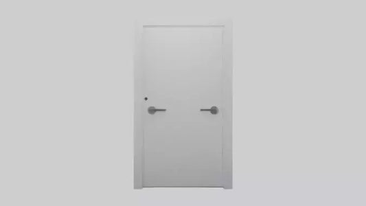 Minimalist door model 3D model