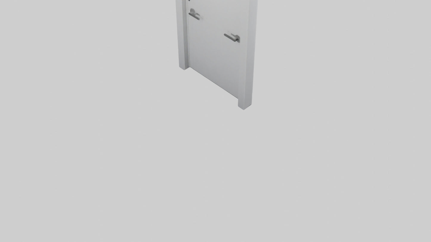 Minimalist door model 3D model