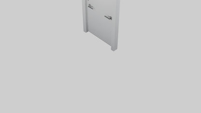 Minimalist door model 3D model