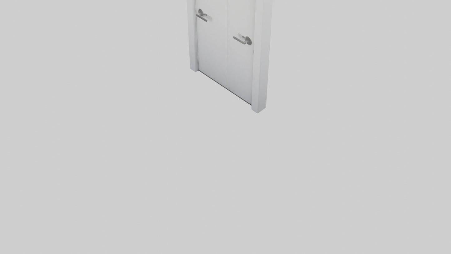 Minimalist door model 3D model