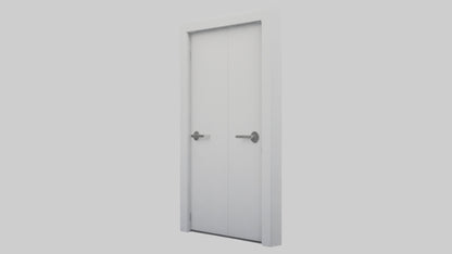 Minimalist door model 3D model