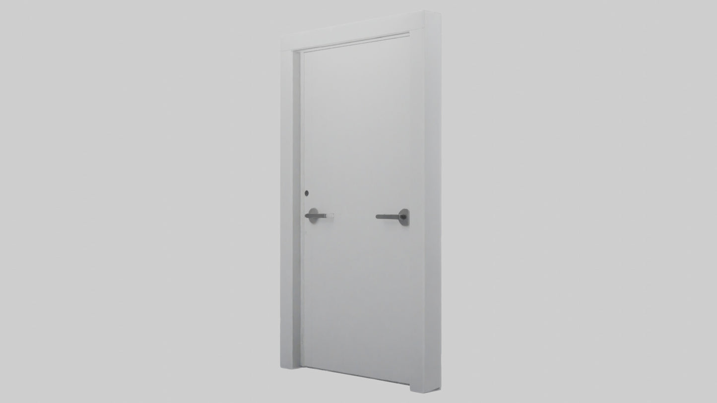 Minimalist door model 3D model