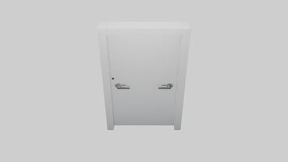 Minimalist door model 3D model