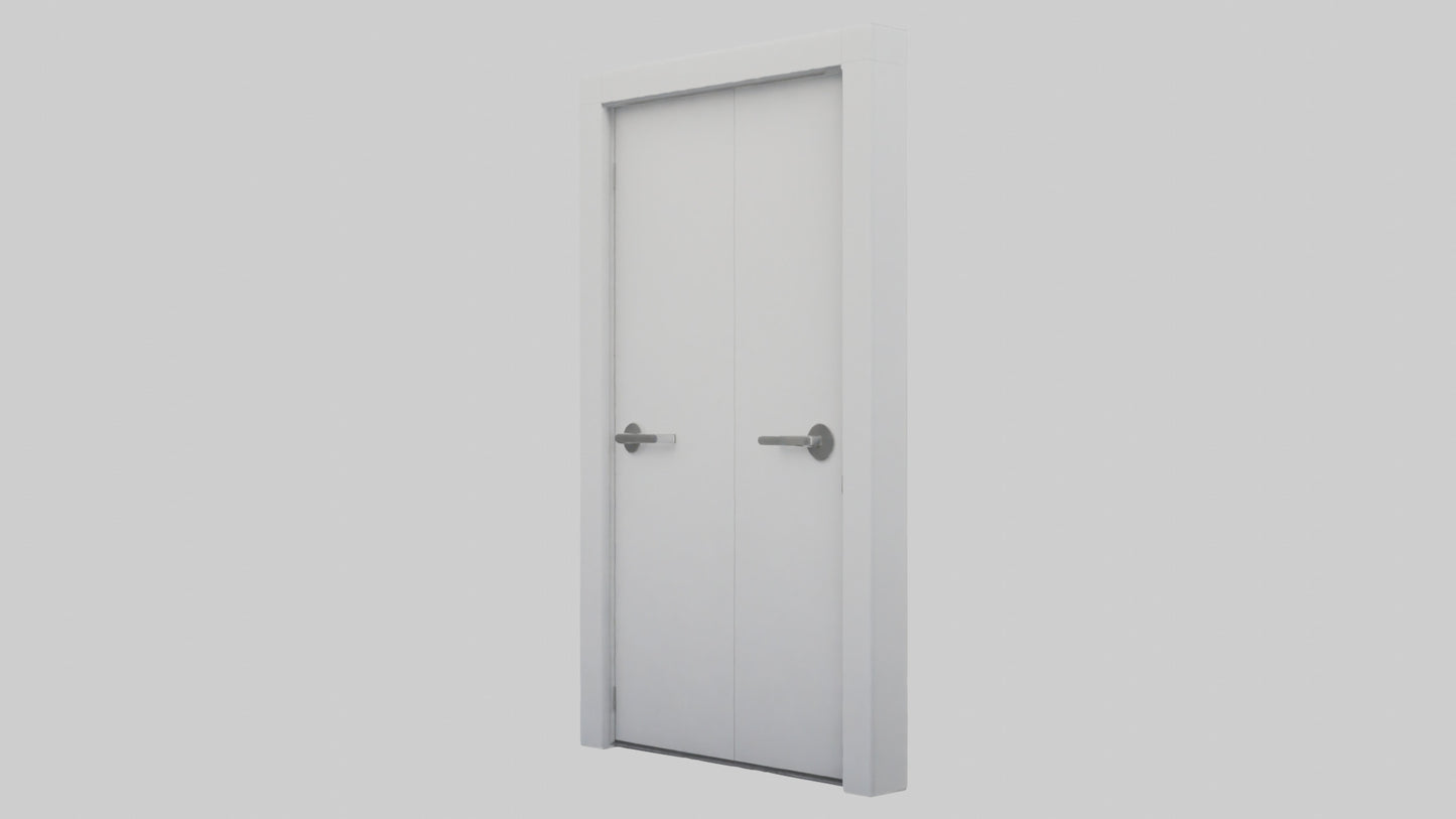 Minimalist door model 3D model