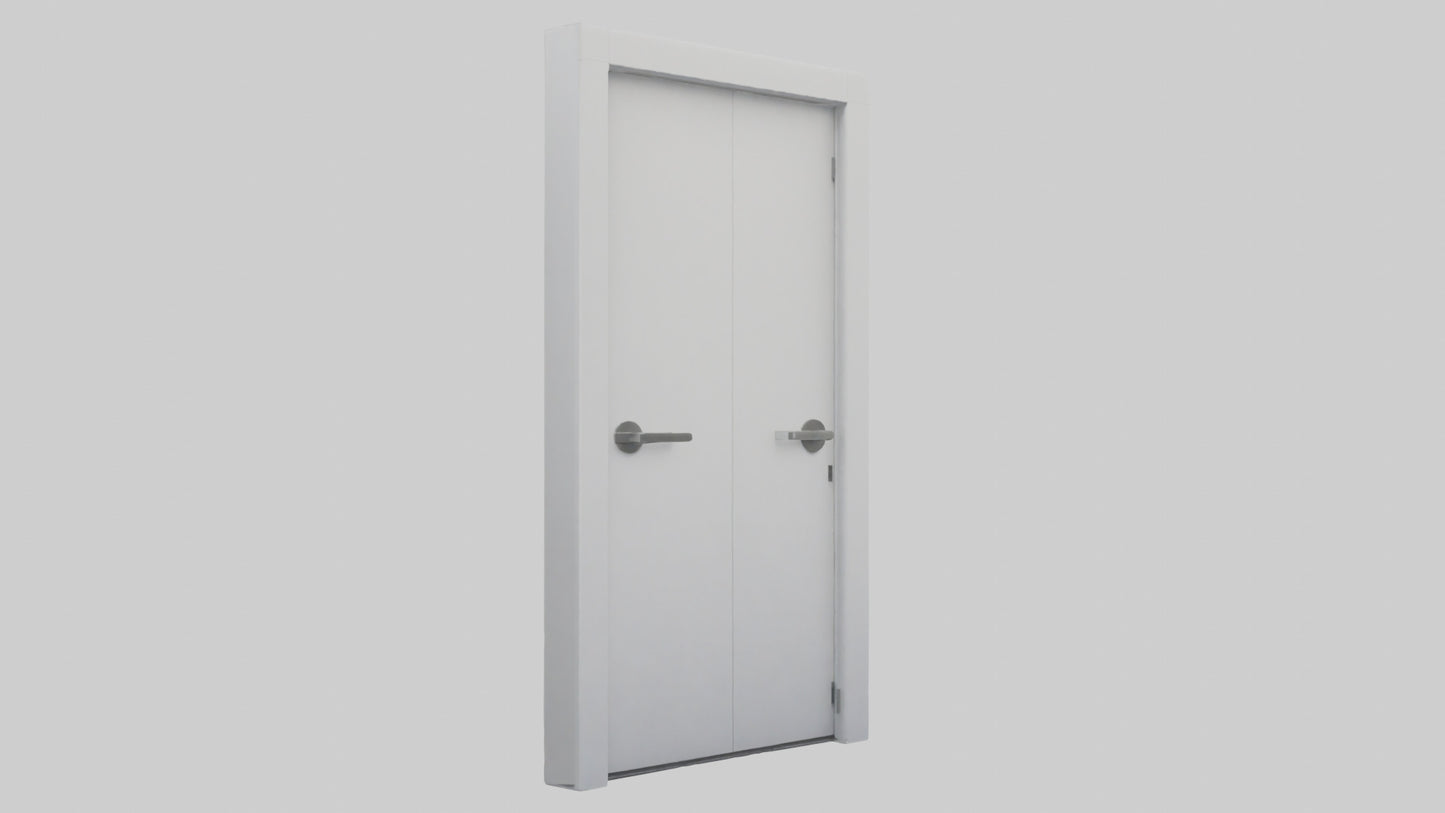 Minimalist door model 3D model