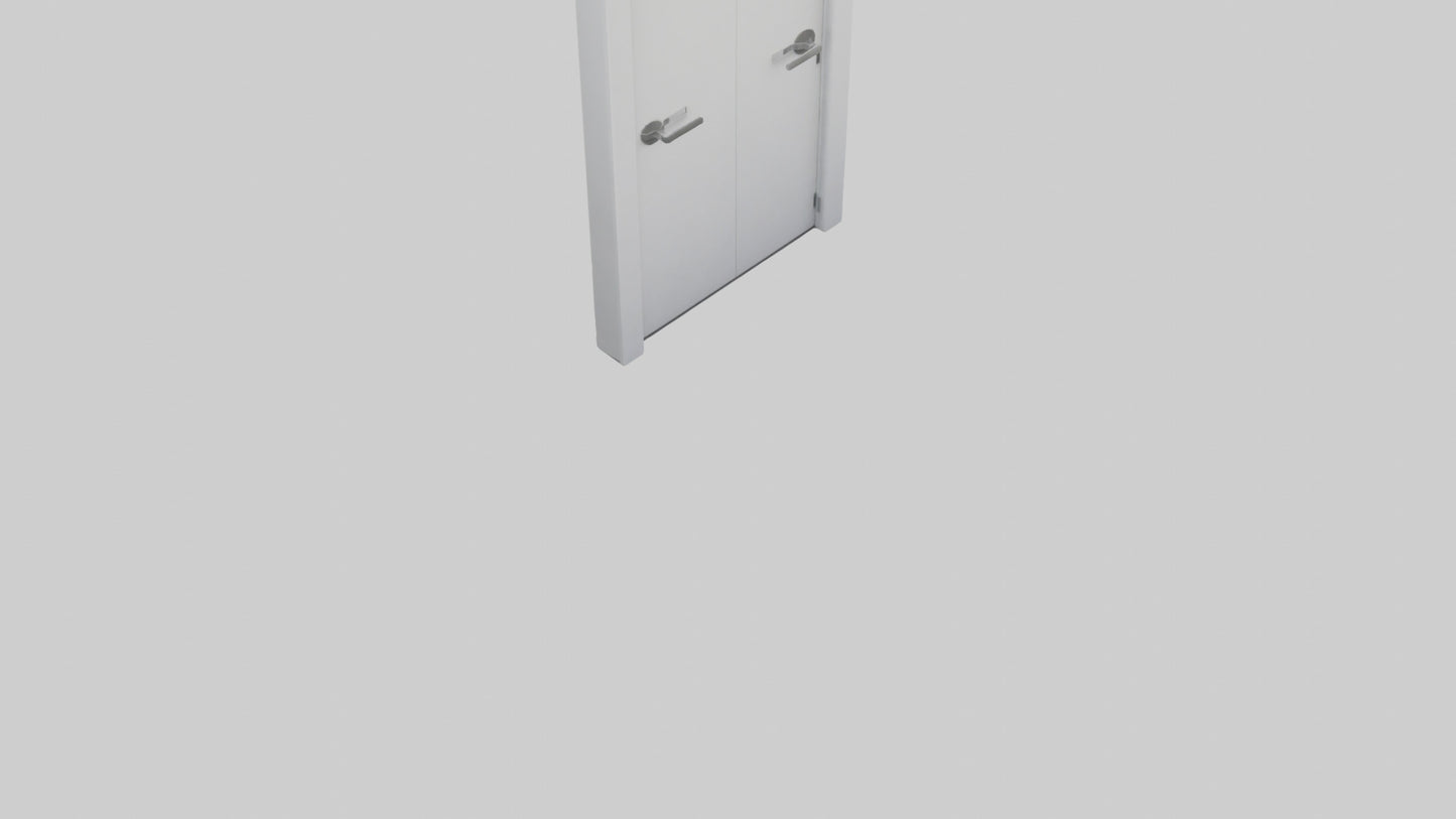 Minimalist door model 3D model