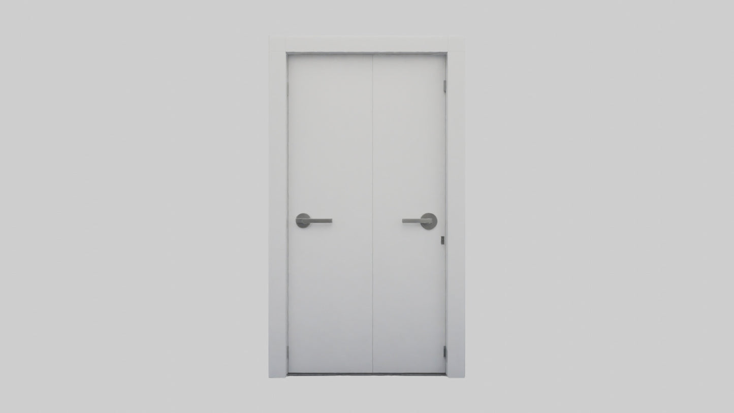 Minimalist door model 3D model