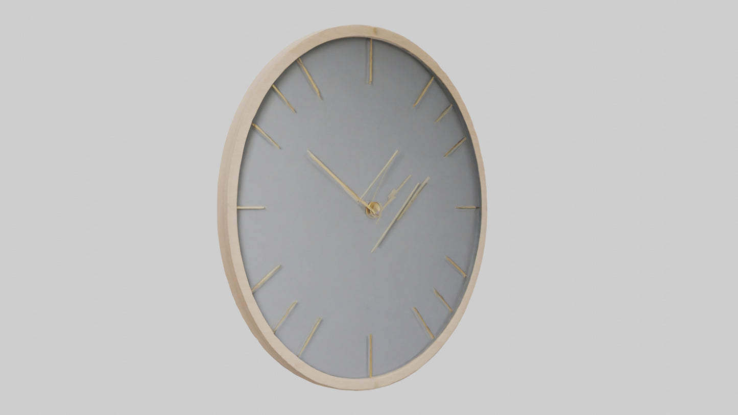 Minimalist Wall Clock model 3D model