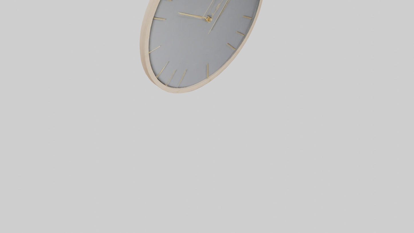 Minimalist Wall Clock model 3D model