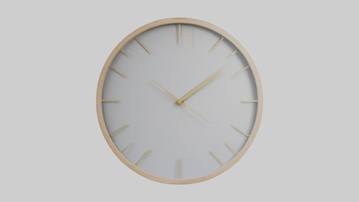 Minimalist Wall Clock model 3D model