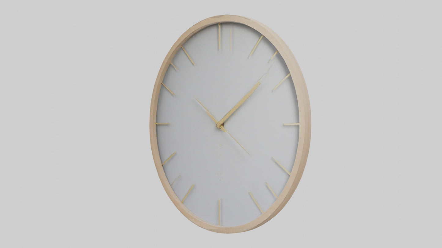 Minimalist Wall Clock model 3D model