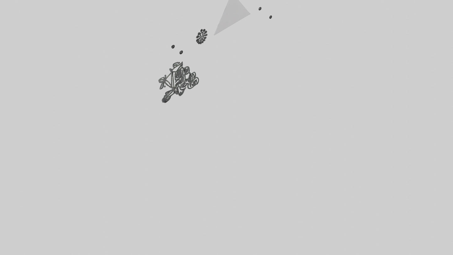 Minimalist Wall Stickers 3D model