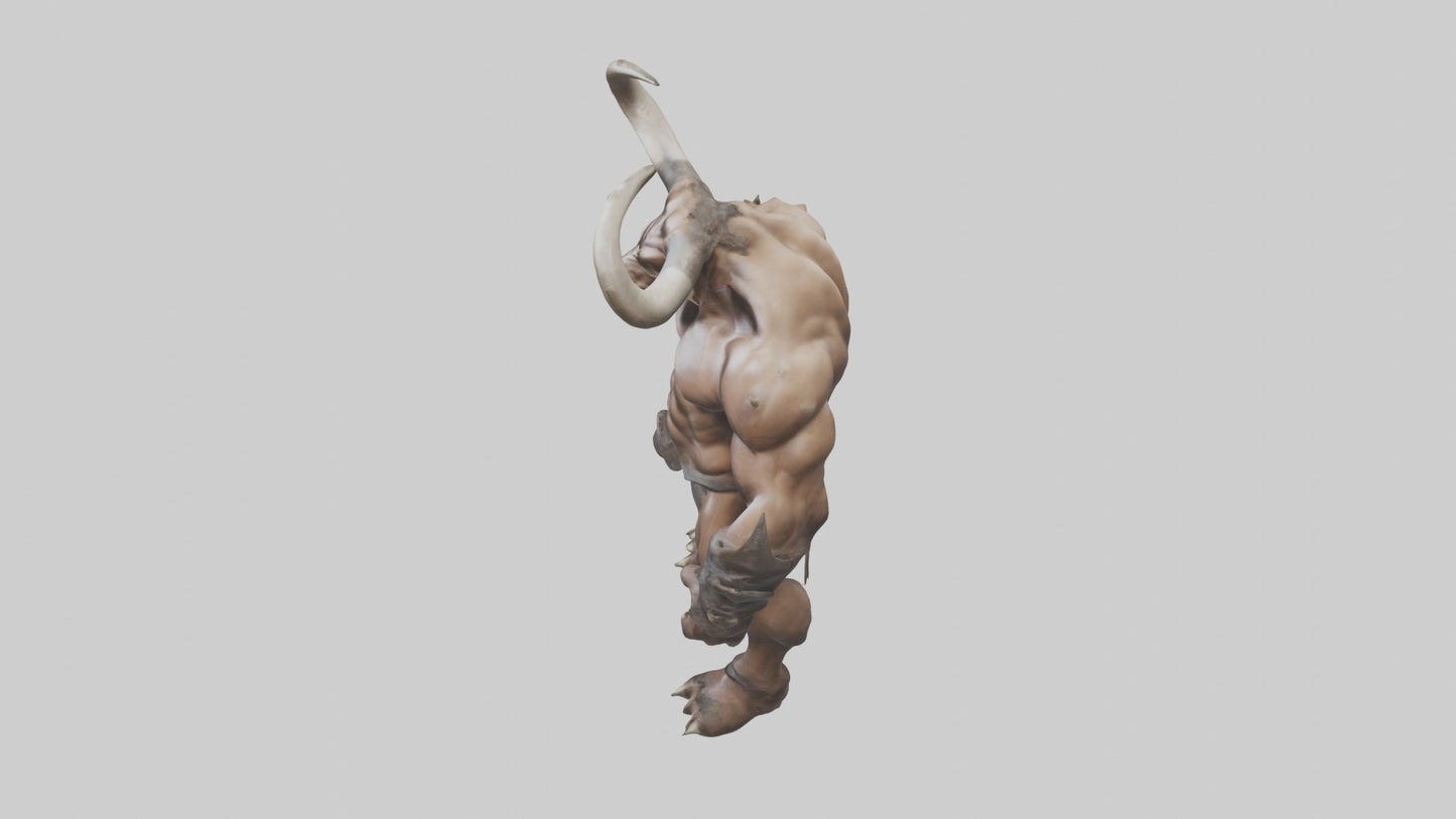 3D model Minotaur Model VR / AR / low-poly