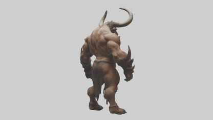 3D model Minotaur Model VR / AR / low-poly