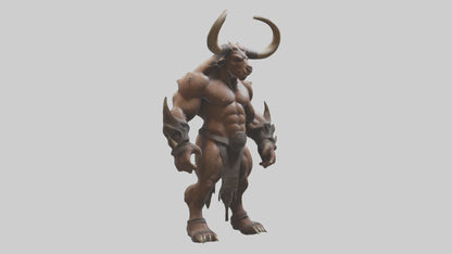 3D model Minotaur Model VR / AR / low-poly
