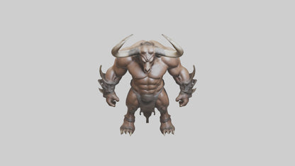 3D model Minotaur Model VR / AR / low-poly
