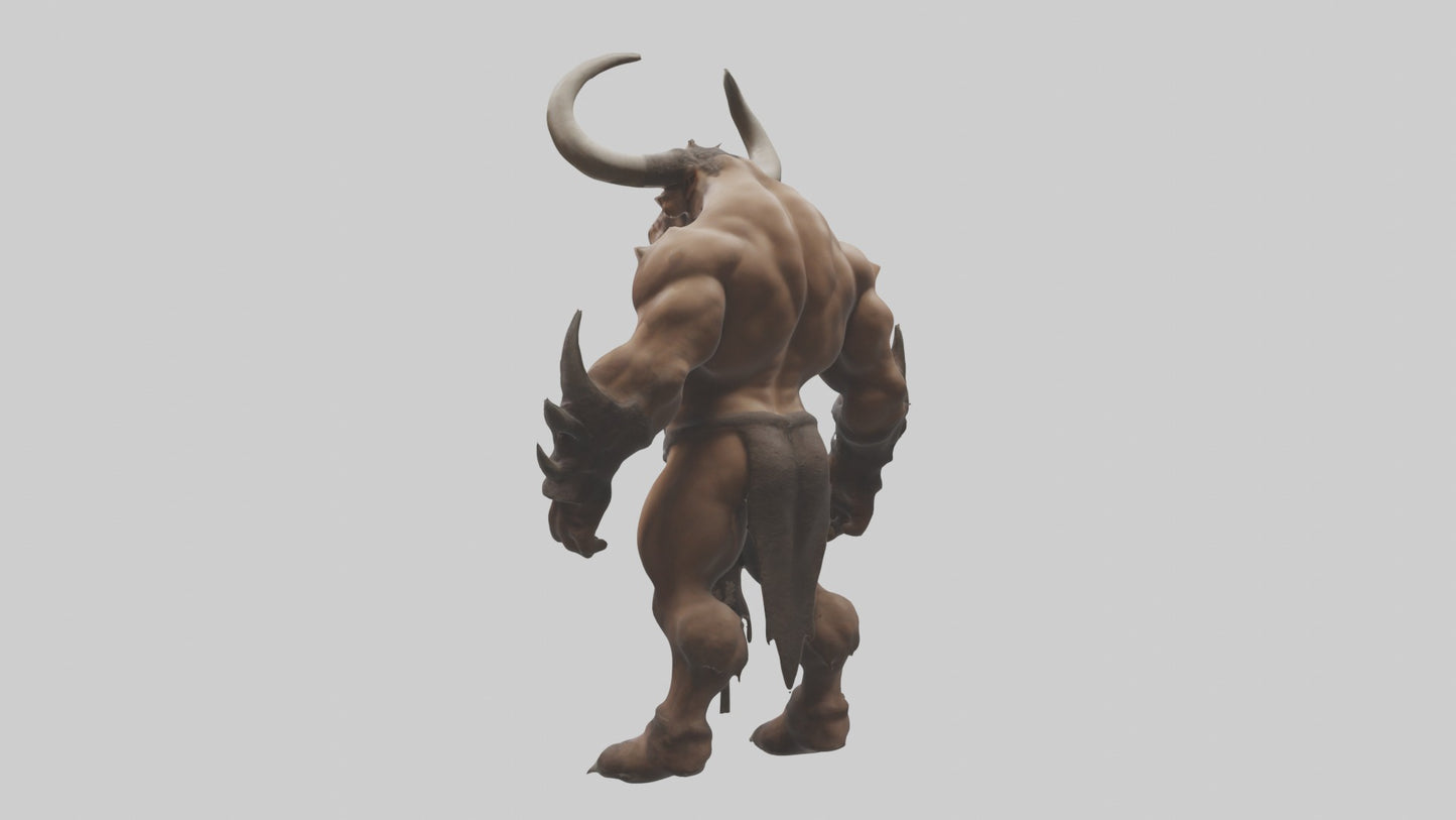 3D model Minotaur Model VR / AR / low-poly
