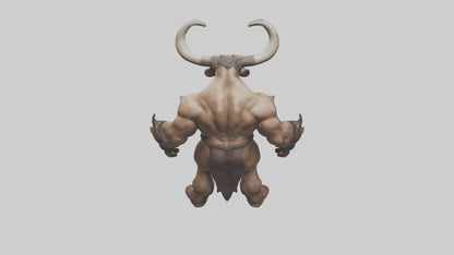 3D model Minotaur Model VR / AR / low-poly