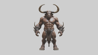 3D model Minotaur Model VR / AR / low-poly