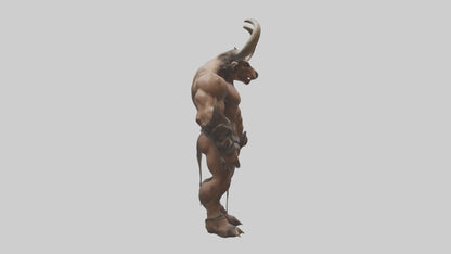 3D model Minotaur Model VR / AR / low-poly