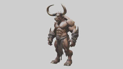 3D model Minotaur Model VR / AR / low-poly