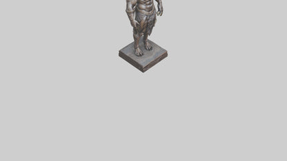 Minotaur statue model VR / AR / low-poly