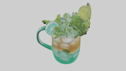 Mint iced tea model 3D model