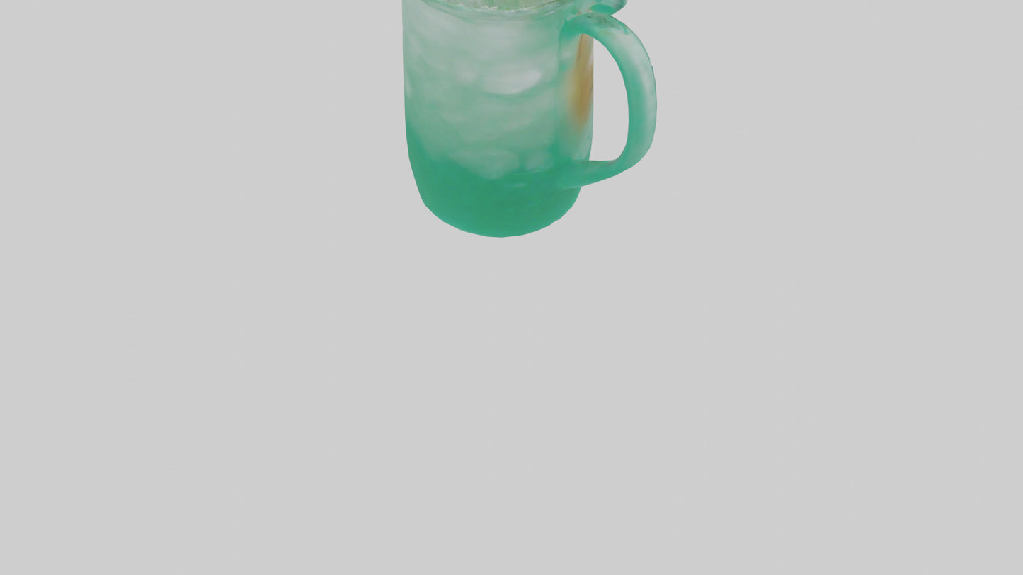 Mint iced tea model 3D model