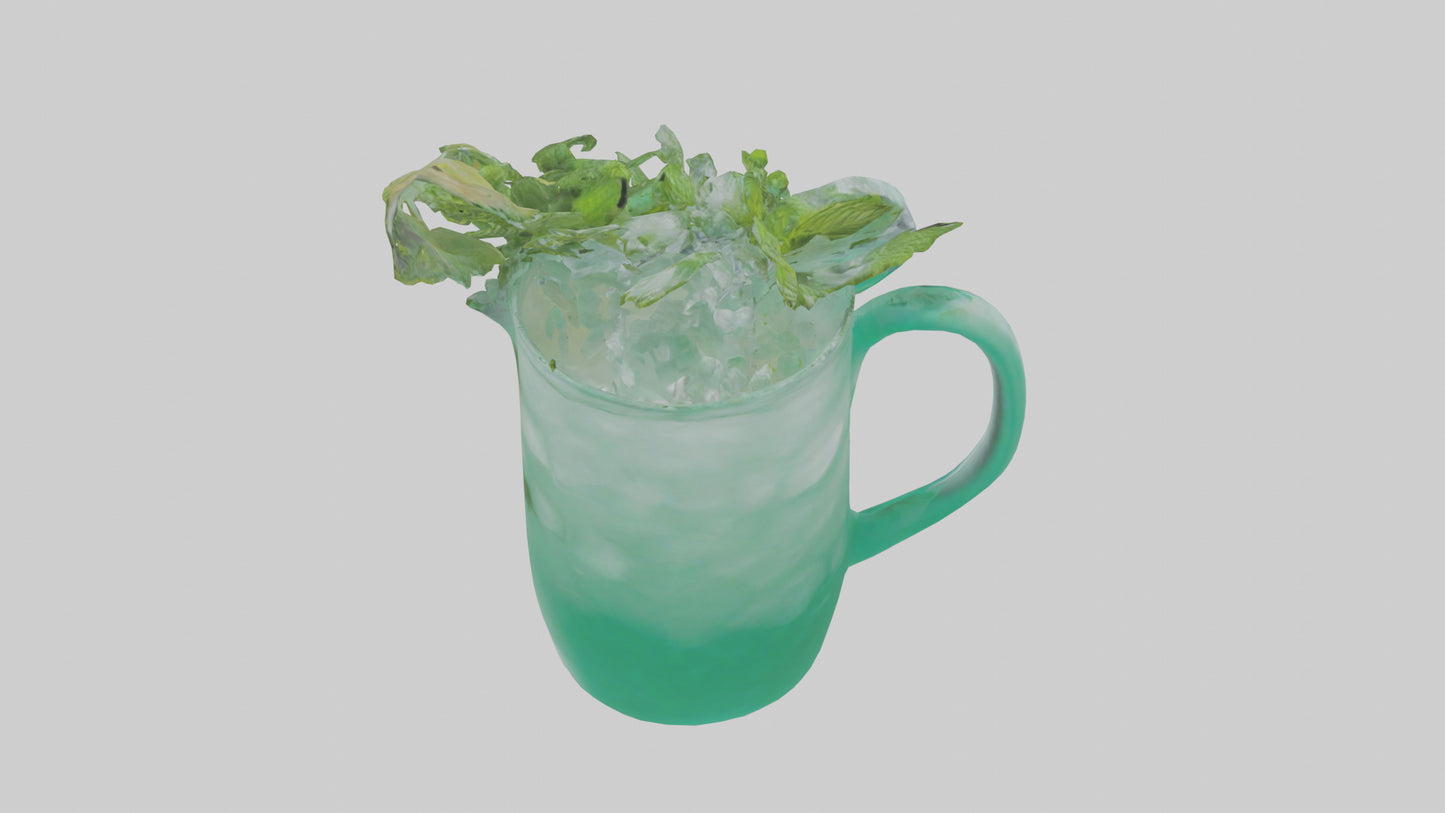Mint iced tea model 3D model