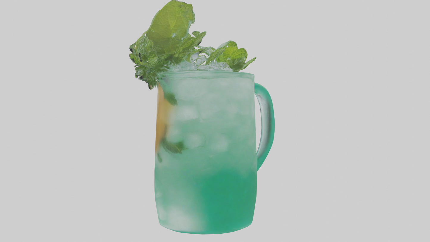 Mint iced tea model 3D model