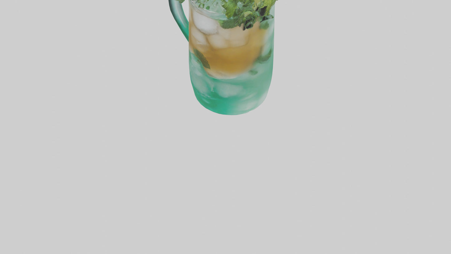 Mint iced tea model 3D model