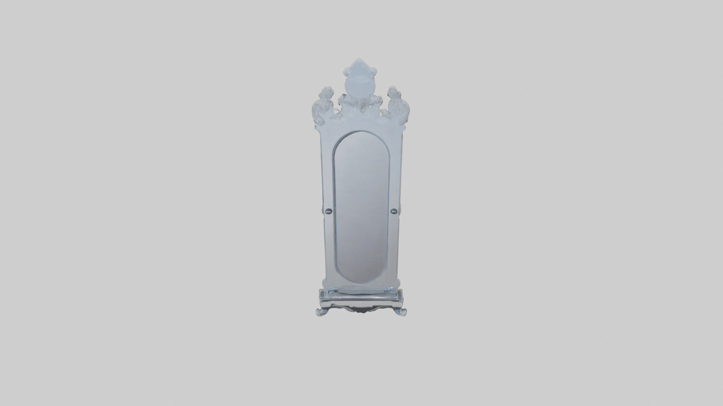 3D model Mirror stand model VR / AR / low-poly