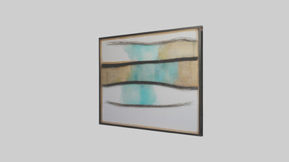 Mixedmedia Wall Art 3D model