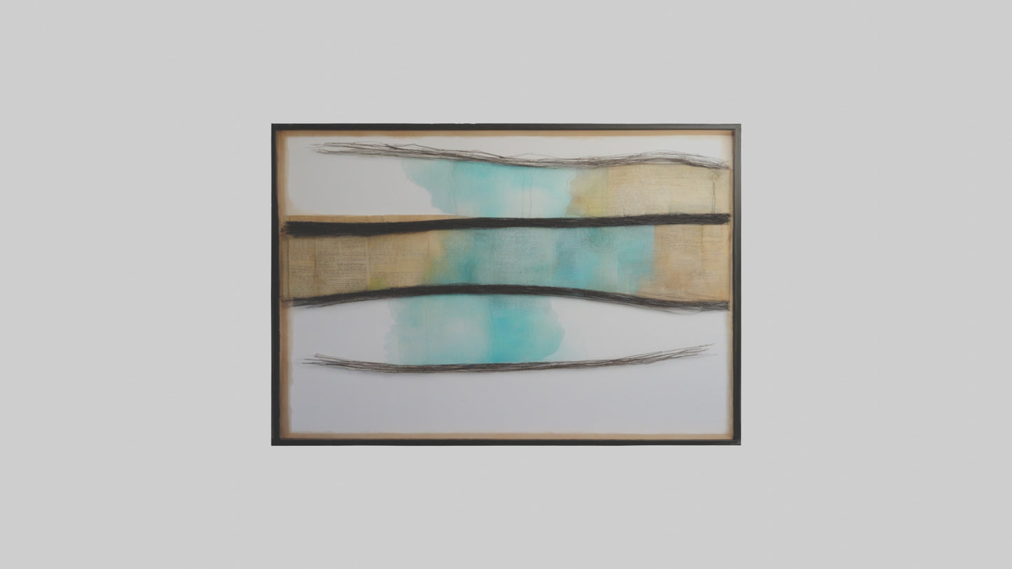Mixedmedia Wall Art 3D model
